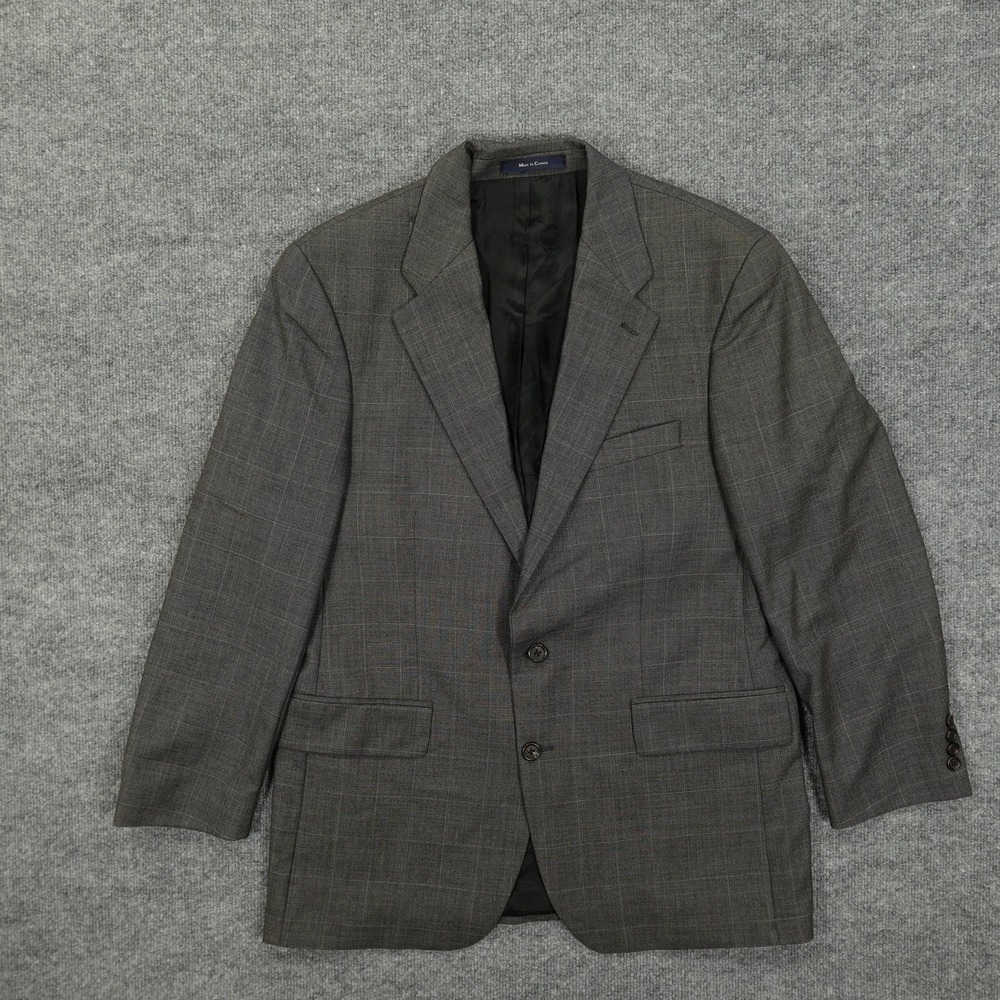 Ralph Lauren Gray Plaid Sport Coat Blazer